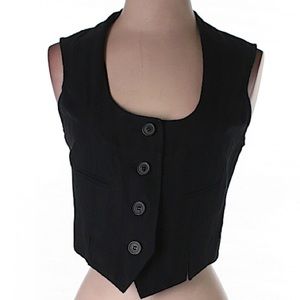 Anthropologie Black Vest Size 8
